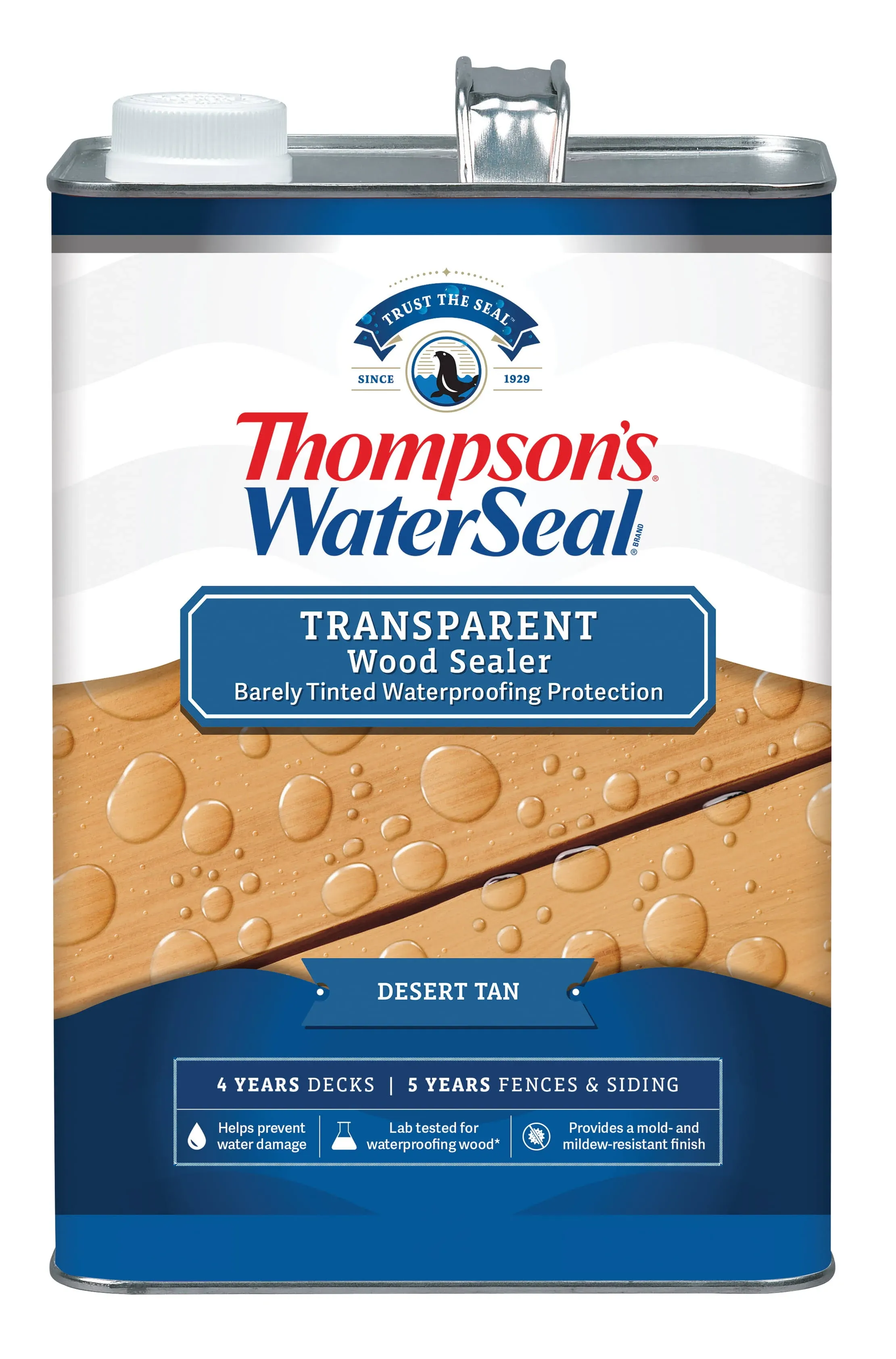 Thompsons Waterseal 1 Gal Transparent Waterproofing Stain, Harvest Gold