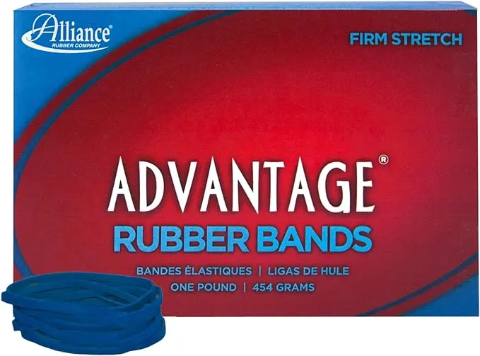 Alliance Rubber 27055 Advantage Rubber Bands Size #105, 1 lb Box Contains