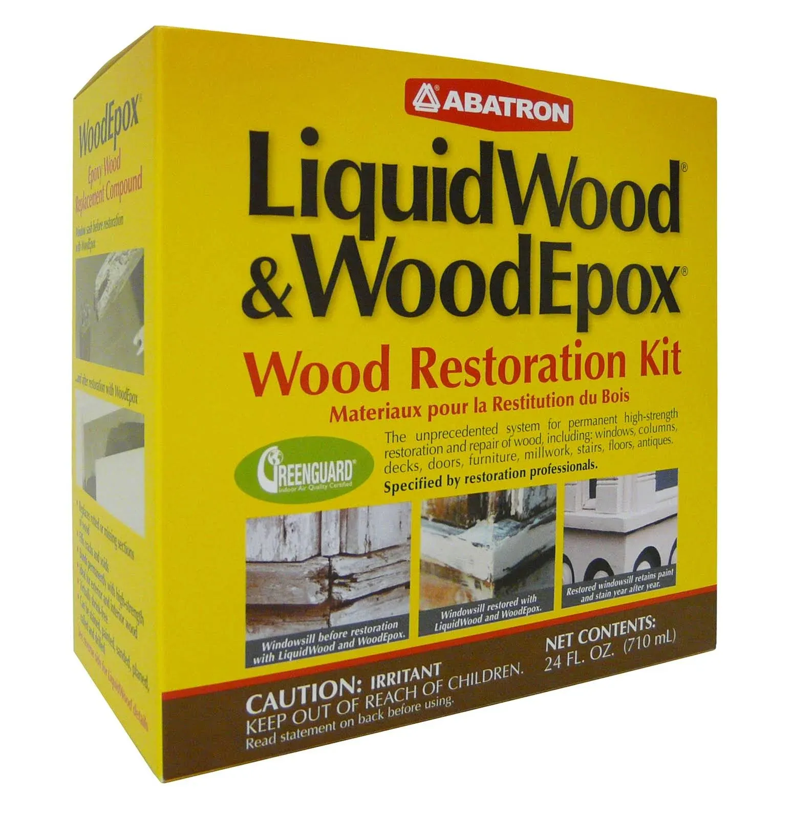 Abatron Wrk60r Wood Restoration Kit, 24 Oz