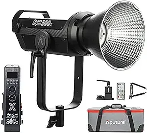 Aputure 300X Led Video Light,300W Aputure LS 300X,Bi-Color 2700K-6500K,24300lux@1m,APP and Remote Control(V-Mount)