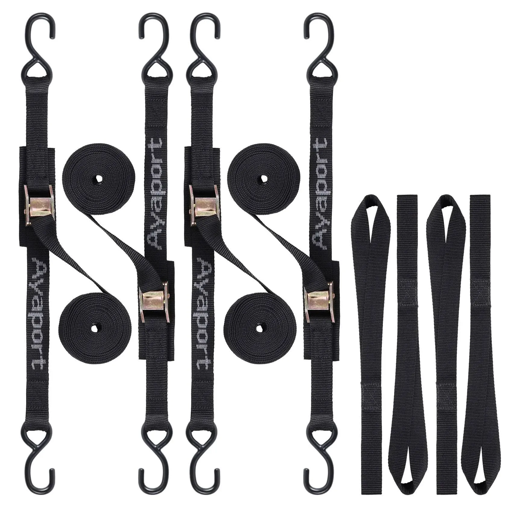 Cam Buckle Tie Down Straps 10 feet 2200lbs Break Strength Securing Straps wit...