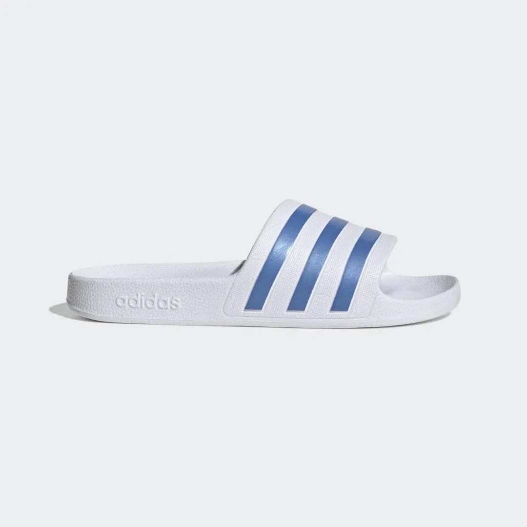 Adidas Adilette Aqua Slide Sandal | Women's | White | Size 8 | Sandals