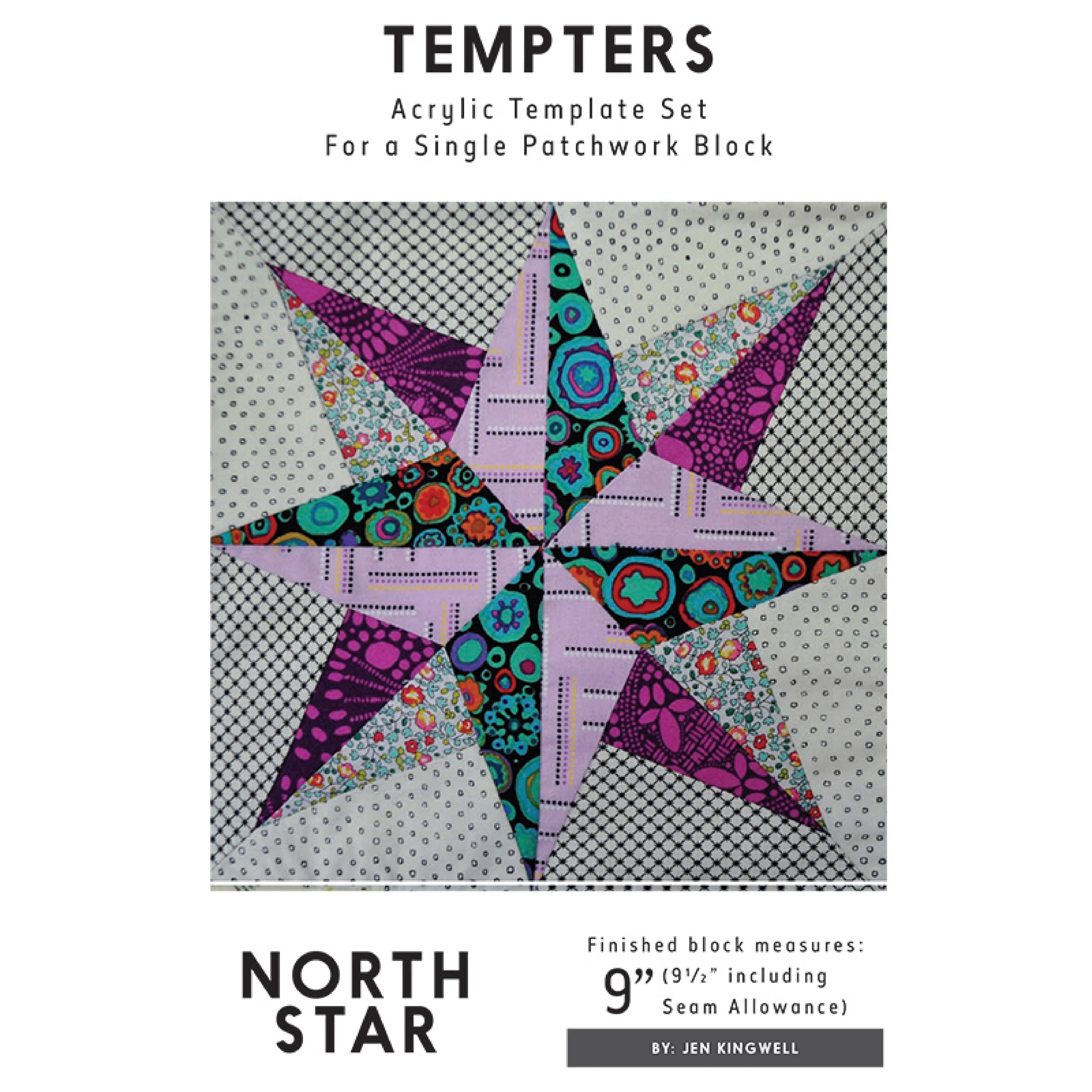 North Star Tempter Acrylic Template Set by Jen Kingwell Designs JKD 5637