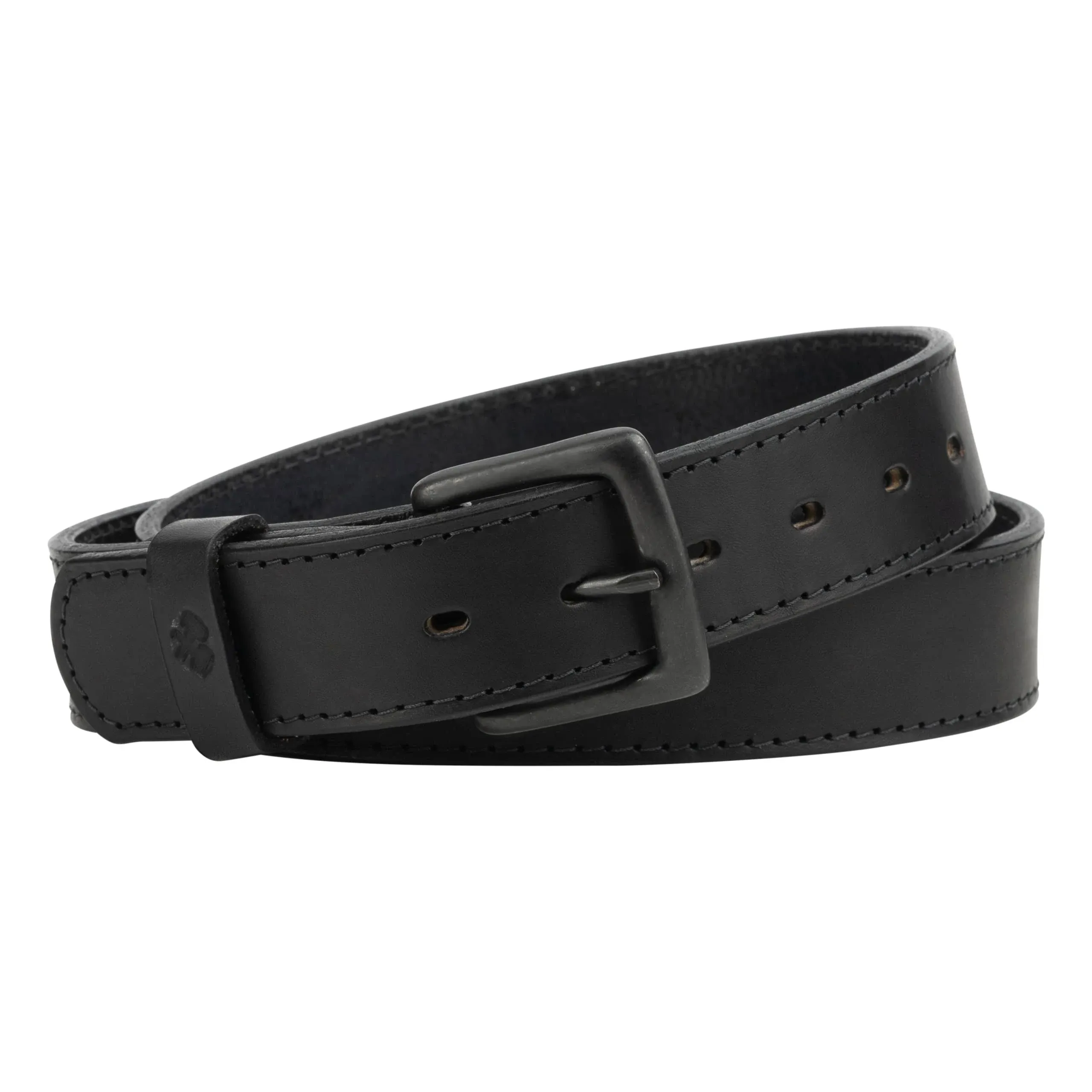 Main Street Forge The All American Stitched Leather Belt Midnight Black / Pant Size 36 (Belt Size 38)