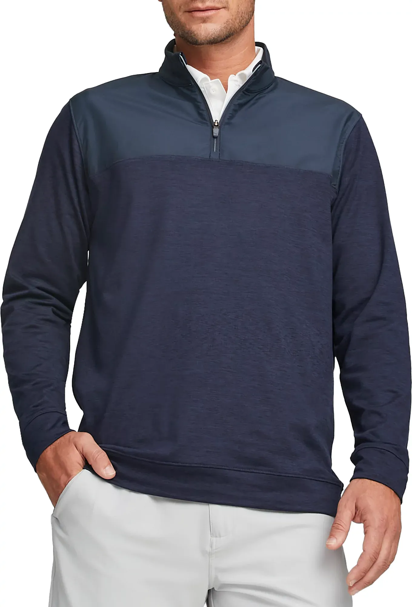 PUMA GOLF Men's Cloudspun Colorblock 1/4 Zip