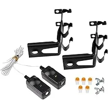 Safety Sensor Beam Eyes for 41A5034 Liftmaster Sears Chamberlain Craftsman Garage Door Opener w/Brackets (1 Door)