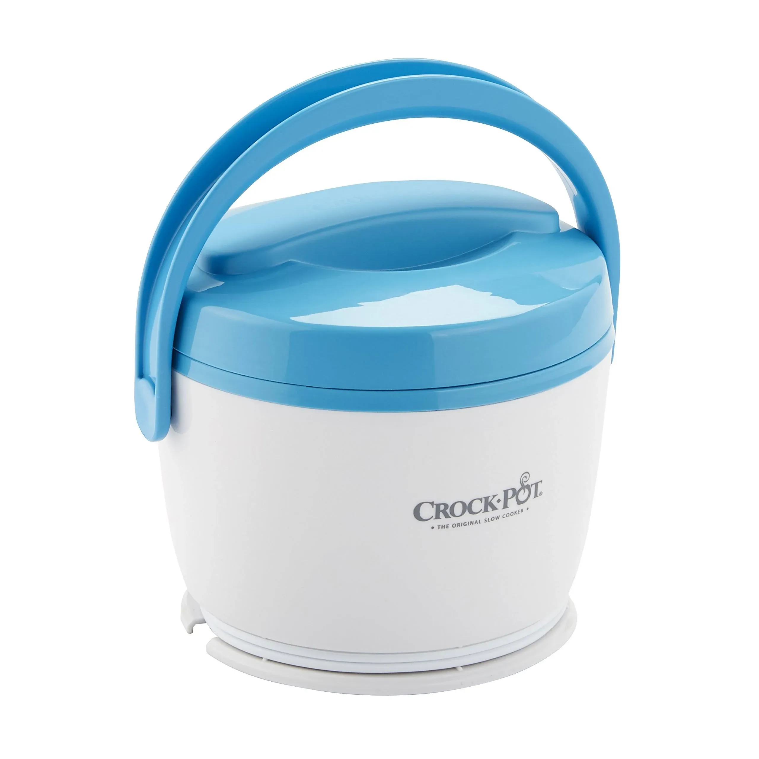 Crockpot Electric Lunch Box, Portable Food Warmer for On-the-Go, 20-Ounce, Grey/Lime