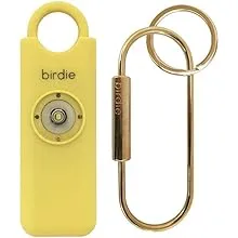 She’s Birdie–The Original Personal Safety Alarm for Women by Women–LOUD Siren, Strobe Light and Key Chain in a Variety of Colors (Aqua)