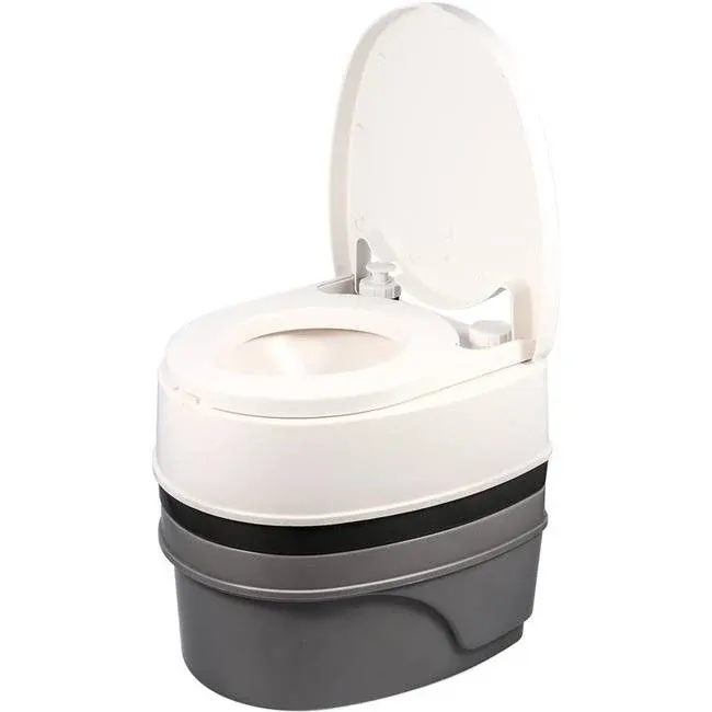 Camco 41545 Premium Portable Travel Toilet - 5.3 Gallon Capacity