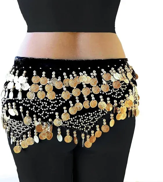 Belly Dance Hip Scarf for Women S/M/L/XL