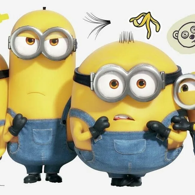 RoomMates Minions 2 Peel And Stick Giant Wall Decals