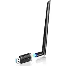 Wireless USB WiFi Adapter for PC, AC1300Mbps USB 3.0 Wireless WiFi Dongle 2.4G/5G ...