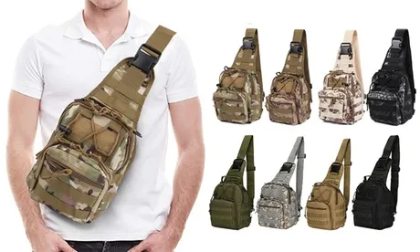 REEBOW Tactical Sling Bag Pack Military Sling Backpack Assault Range Bag