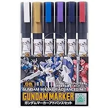 Mr Hobby Gundam Marker 6 Pen Advanced Set