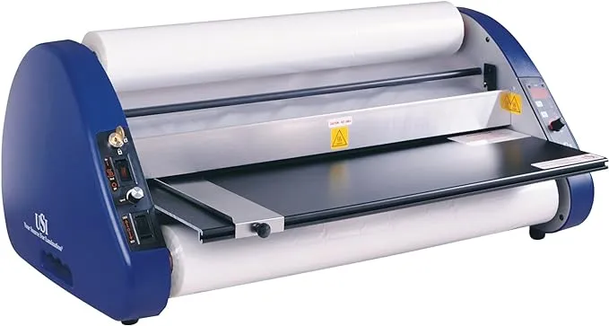 USI ARL 2700 Thermal (Hot) Roll Laminator Kit, Laminates Films up to 27” Wide and 5 Mils Thick, UL Listed, Includes 4 Rolls of Premium 27”, 3 Mil Opti Clear Film, Industry's Best 2-Year Warranty