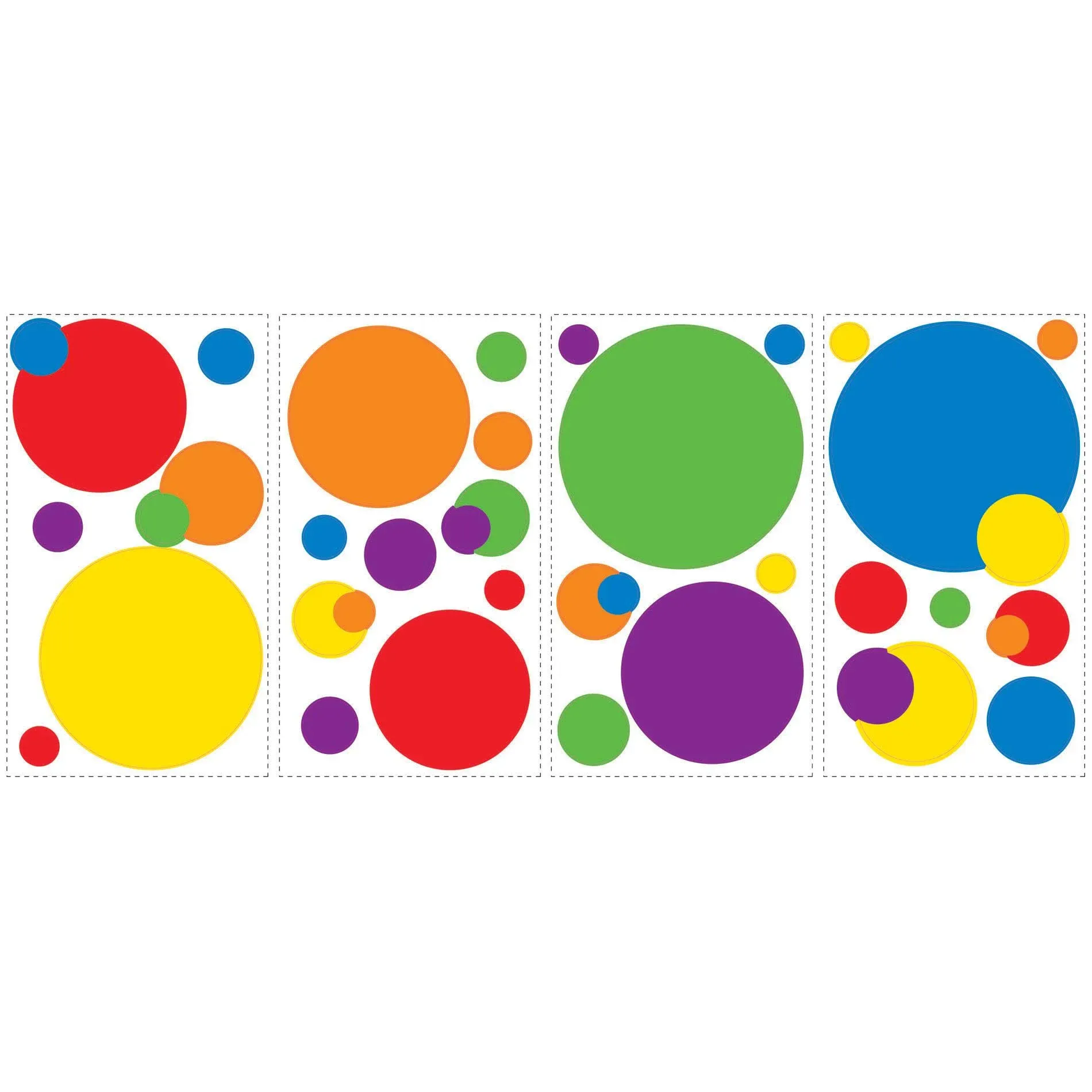 Roommates Just Dots Primary Peel & Stick Wall Decals