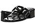 Steve Madden Princess Sandal (Black Leather) Women's Shoes