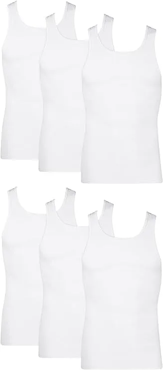 Hanes Men's Tank White