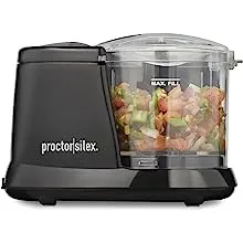 Durable Electric Vegetable Chopper &amp; Mini Food Processor for Chopping, 1.5 cups