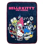 Hello Kitty and Friends Sports Fleece Throw Blanket