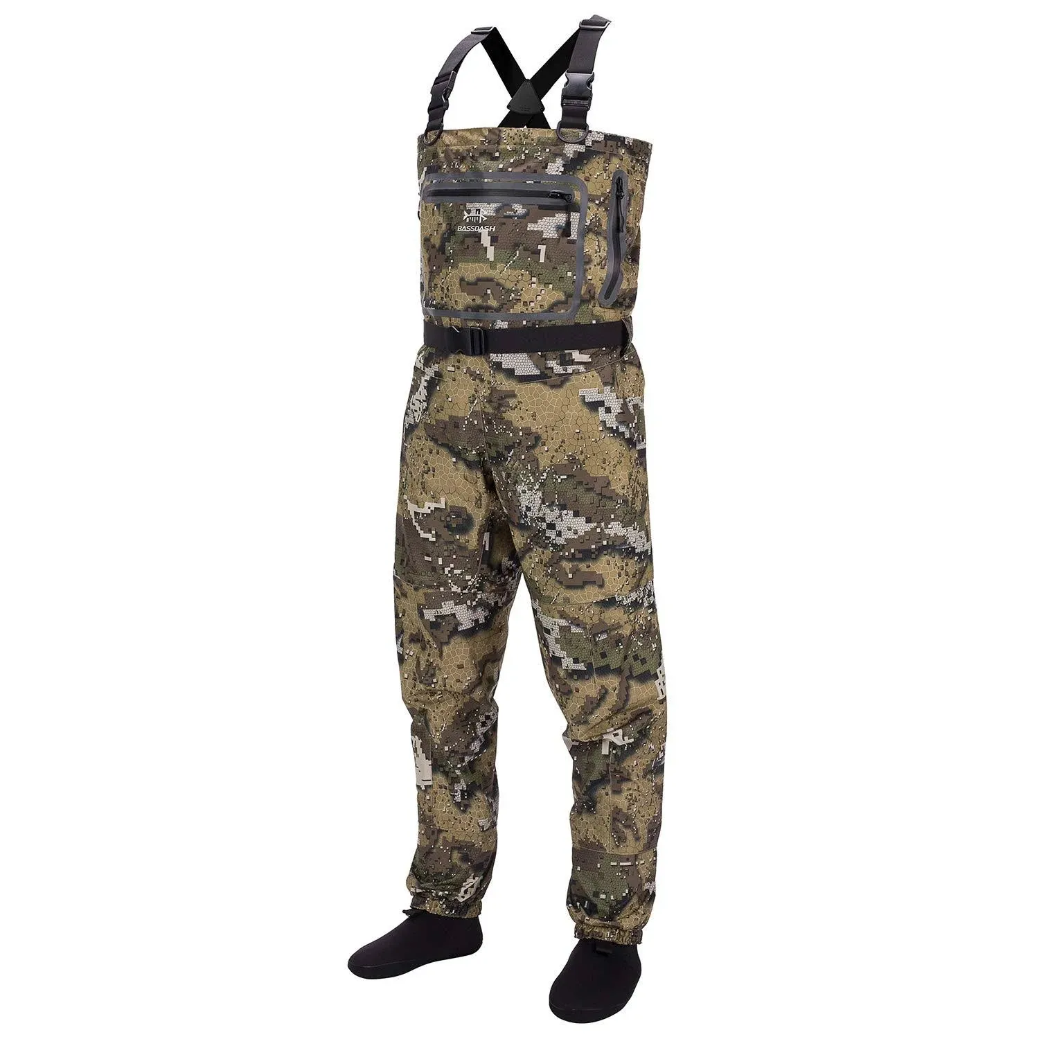 Men&#39;s Veil Camo Breathable Wader - Stocking Foot