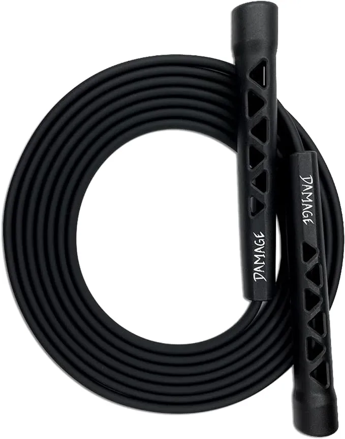 Damage Fight Gear Boxer Classic Speed Rope, Lightweight PVC Skipping,Jumpi<wbr/>ng Rop