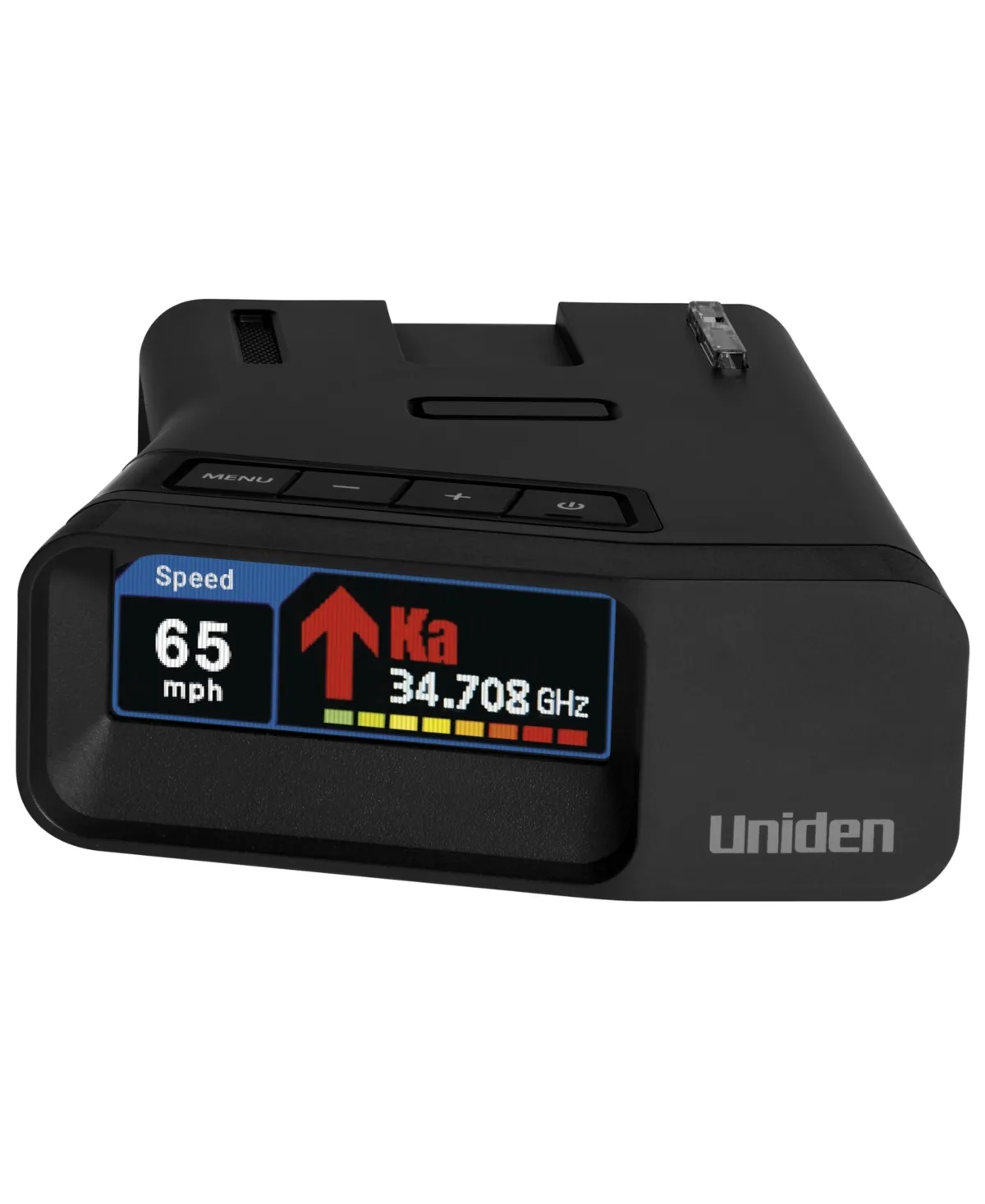 Uniden R7 EXTREME LONG RANGE Laser/Radar Detector, Built-in GPS, Real-Time Alerts, Dual-Antennas Front & Rear w/Directional Arrows, Voice Alerts, Red Light and Speed Camera Alerts