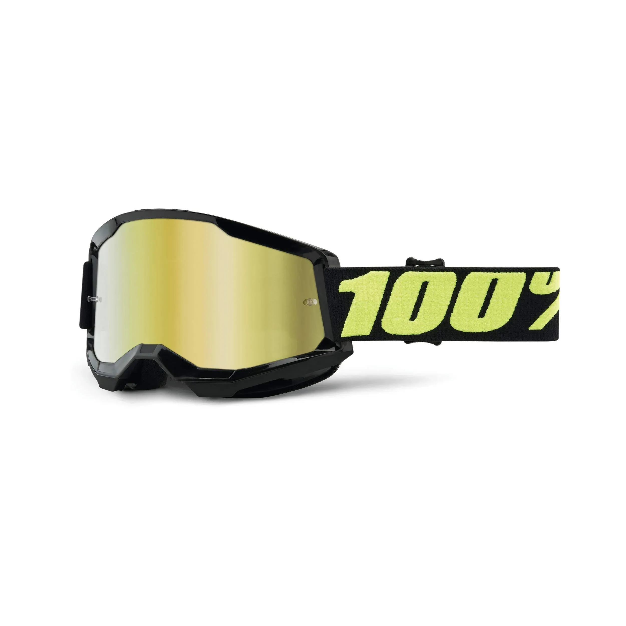 100% Strata 2 Goggles Fletcher Mirror Red Lens