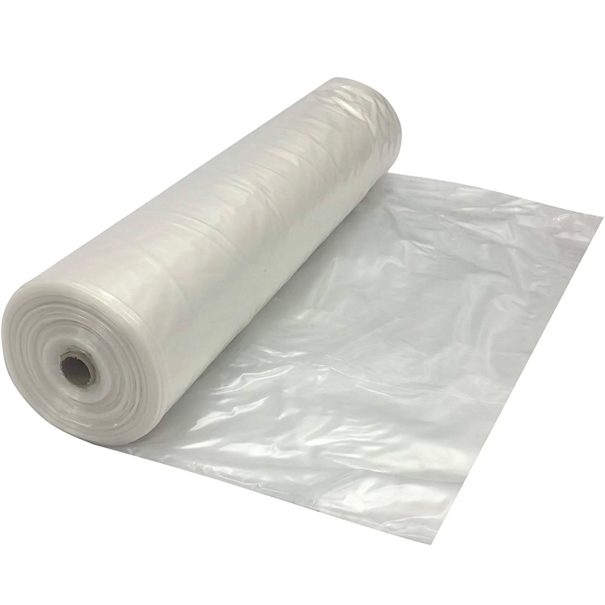 Farm Plastic Supply - Clear Plastic Sheeting - 4 Mil - (3' x 100') - Thick Plastic Sheeting, Heavy Duty Polyethylene Film, Drop