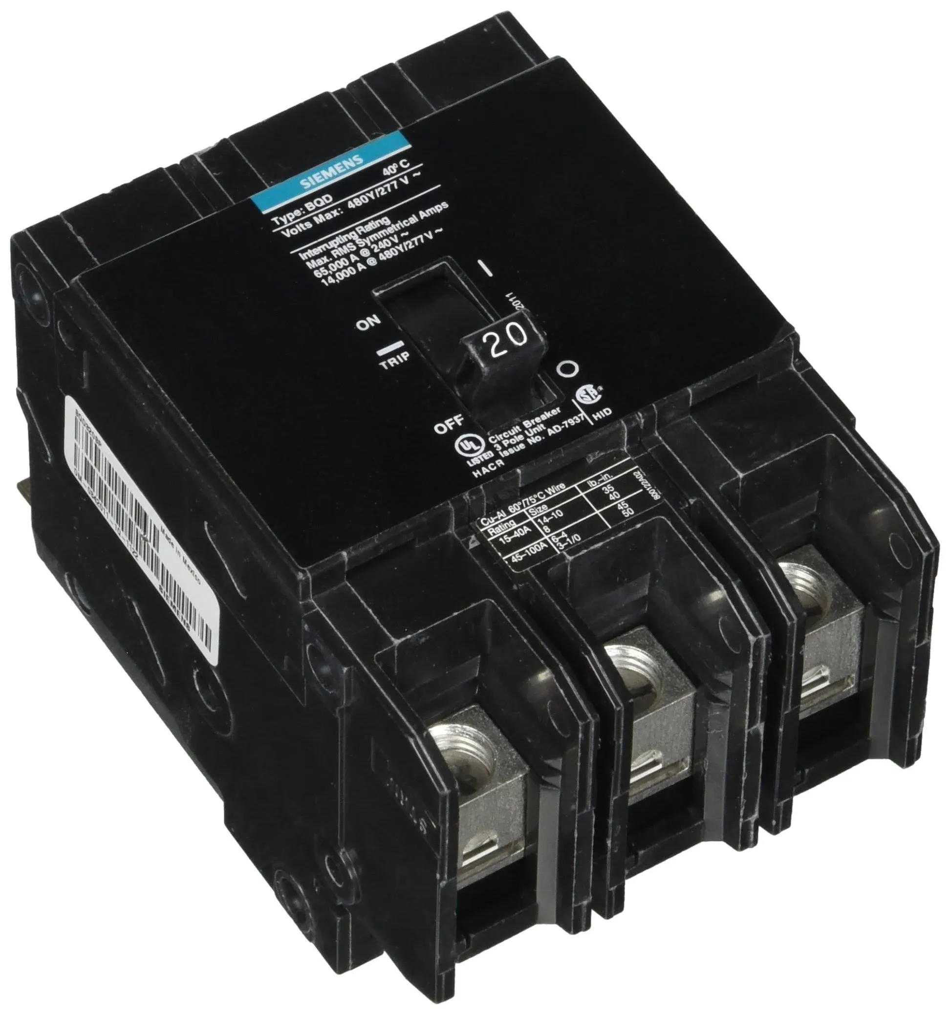 Siemens BQD320 Circuit Breaker