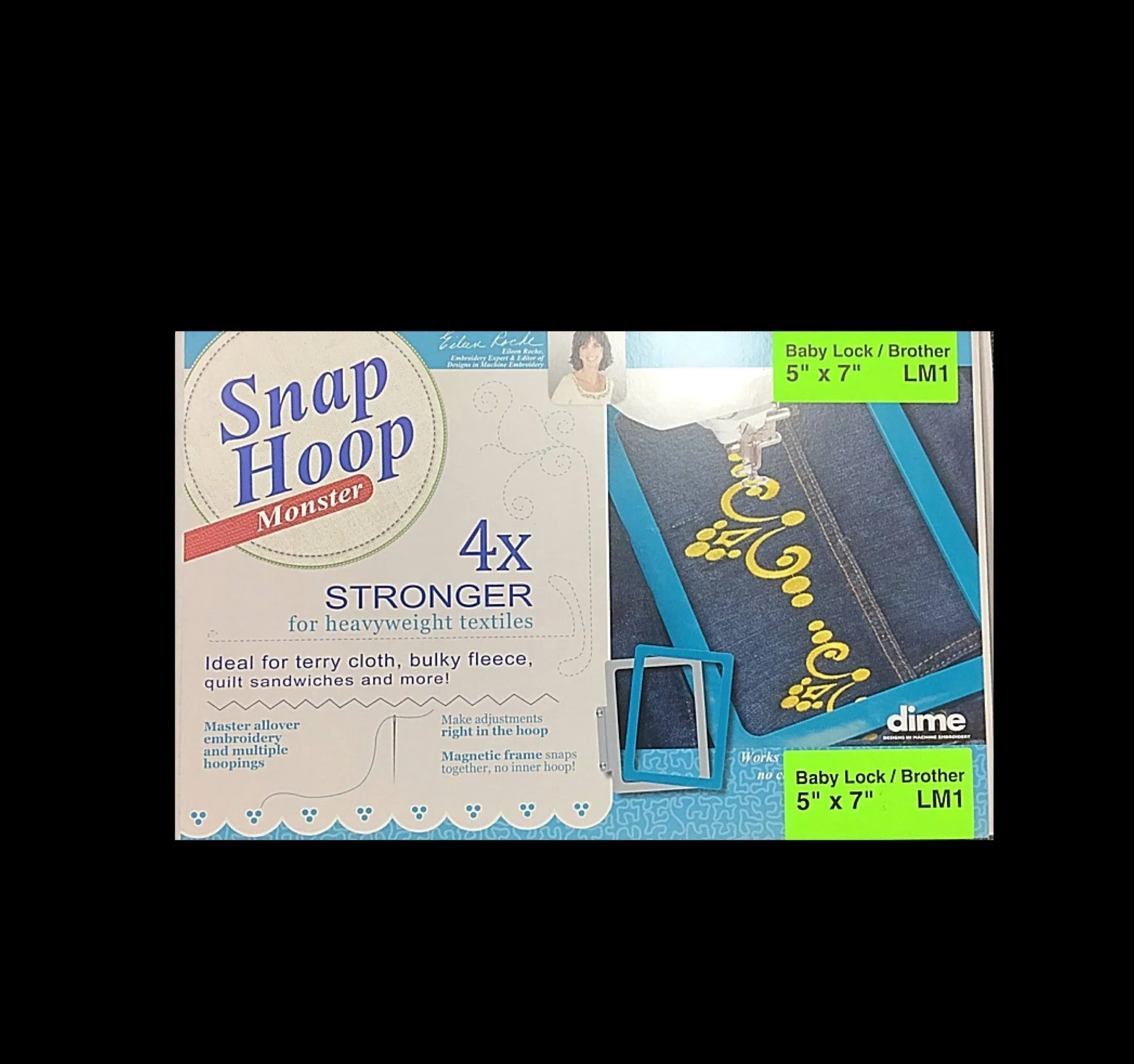 Snap Hoop Monster for Baby Lock/Brother 5" x 7"