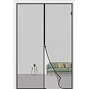 MAGZO Magnetic Screen Door Fit Door Size 36 x 82 inch, Screen Size 38" x 83" Strong Magnets Door Mesh, Reinforced Fiberglass Door Net for Patio Door