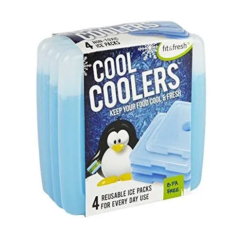 Fit & Fresh Cool Coolers Ice Packs