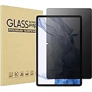 ProCase Privacy Screen Protector for Galaxy Tab S10 2024/ Tab S9 FE 10.9"/ Tab S9 11" 2023/ Tab S8 2022/ Tab S7 2020, Anti-Spy Tempered Glass Film Guard for Tablet (SM-X720/X510/X710/X700/T870)