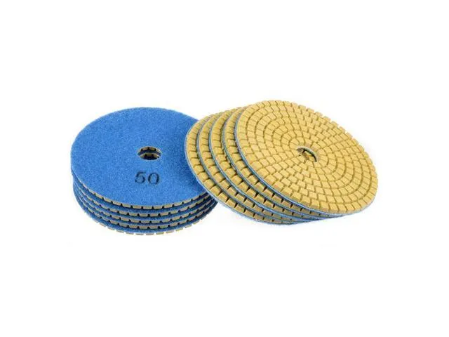 Diamond Polishing Sanding Grinding Pads Discs 4 Inch Grit 50 10Pcs