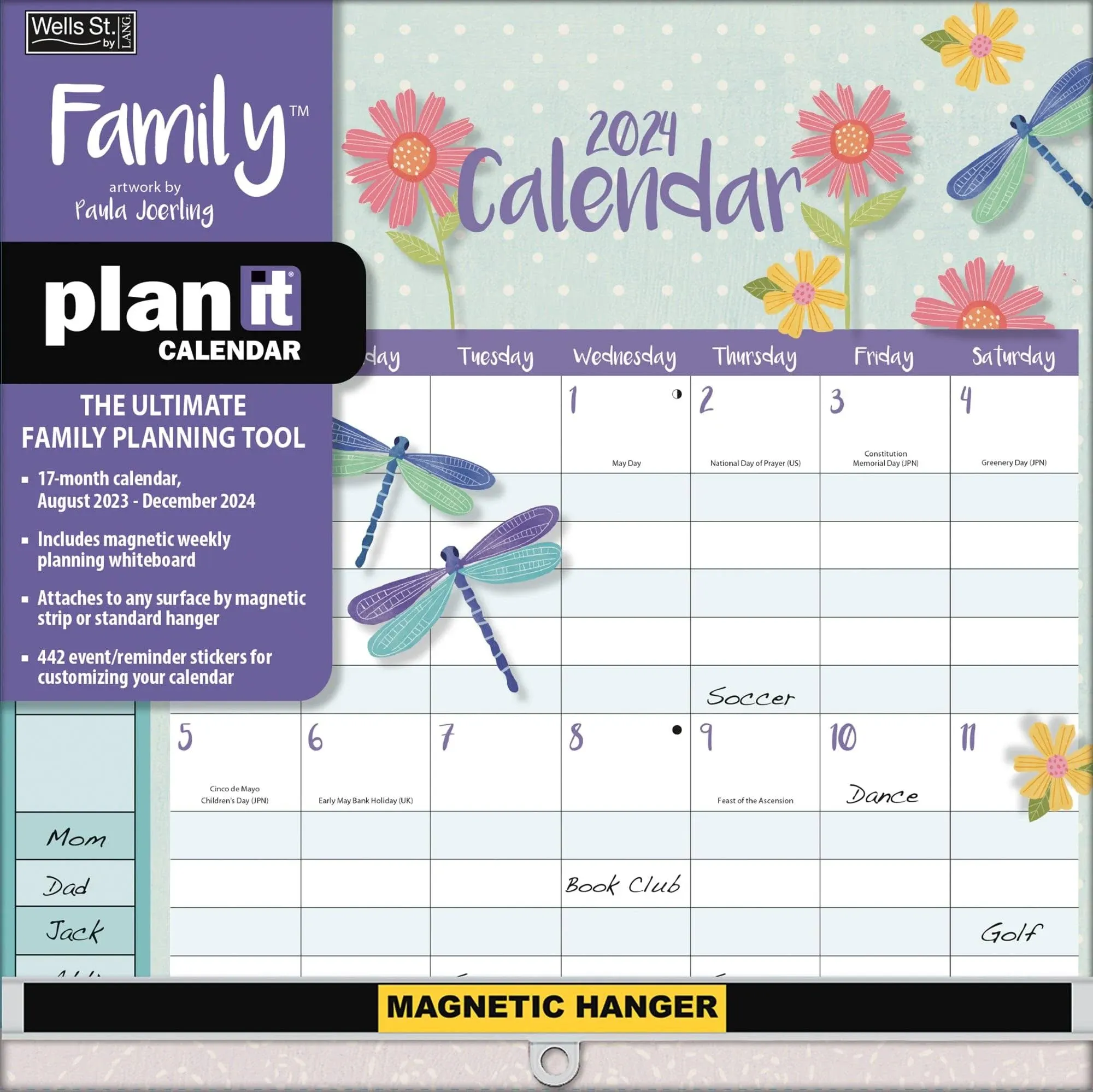 Family Plan It 2024 Wall Calendar