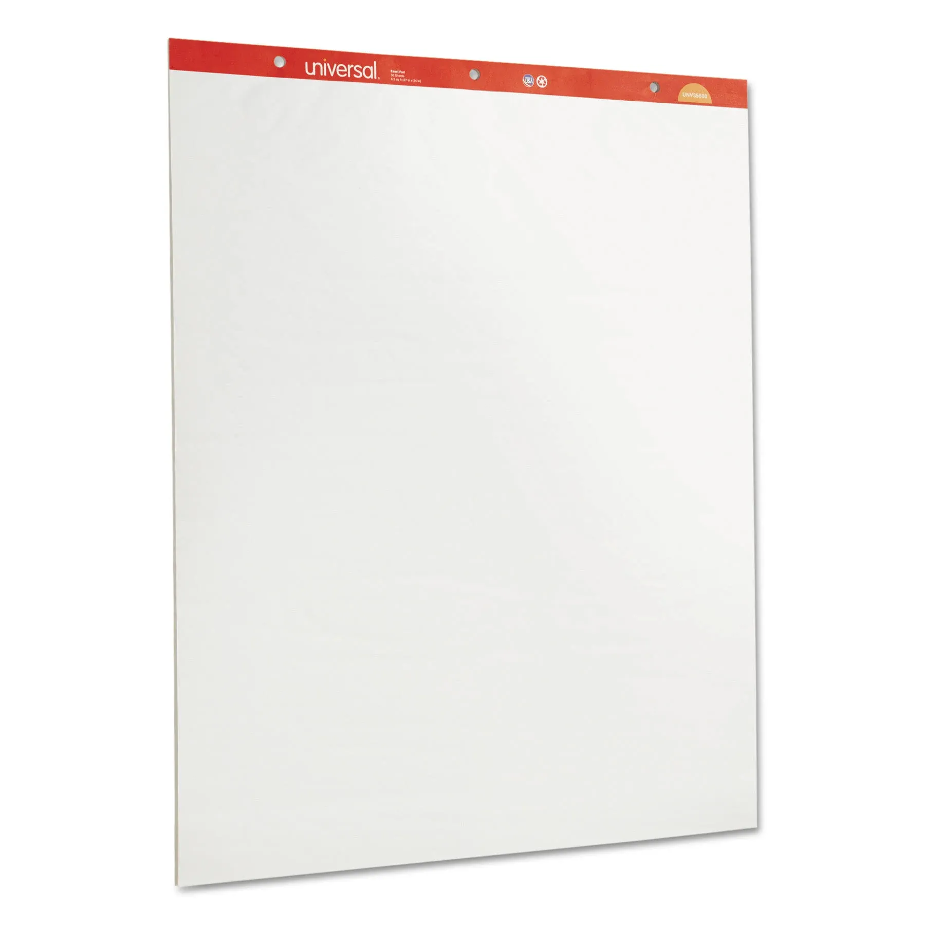 Includes two 50-sheet flip chart pads.