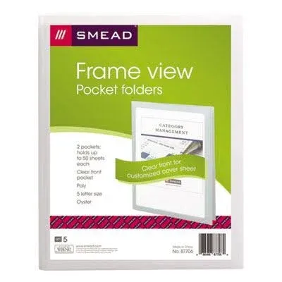 Frame View Poly Two-Pocket Folder