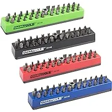 OEMTOOLS 24142 36 Piece Magnetic Hex Bit Holder Set, 4 Pack, Hex Bit Organizers, Mounts to Metal Surfaces, Non Marring Hex Bit StorageOEMTOOLS 24142 36 Piece Magnetic Hex Bit Holder Set,…