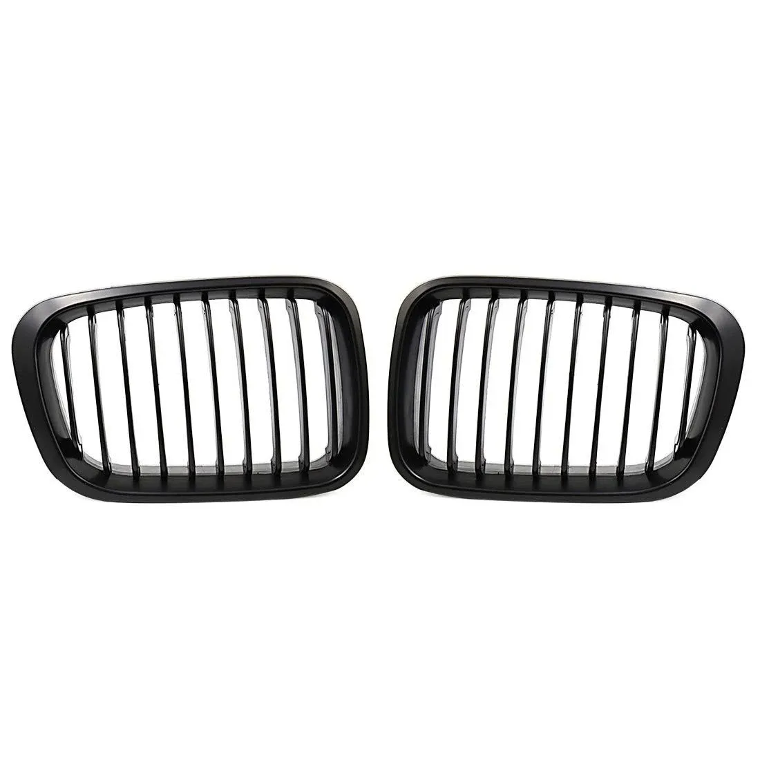 Matte Black Kidney Grille Grill for BMW E46 320i 323i 325i 328i 330i 4Door 2001