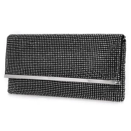 Evening Clutch Bag for Women Prom Party Wedding Purse Sparkly Crystal Rhinestones Ladies Handbag