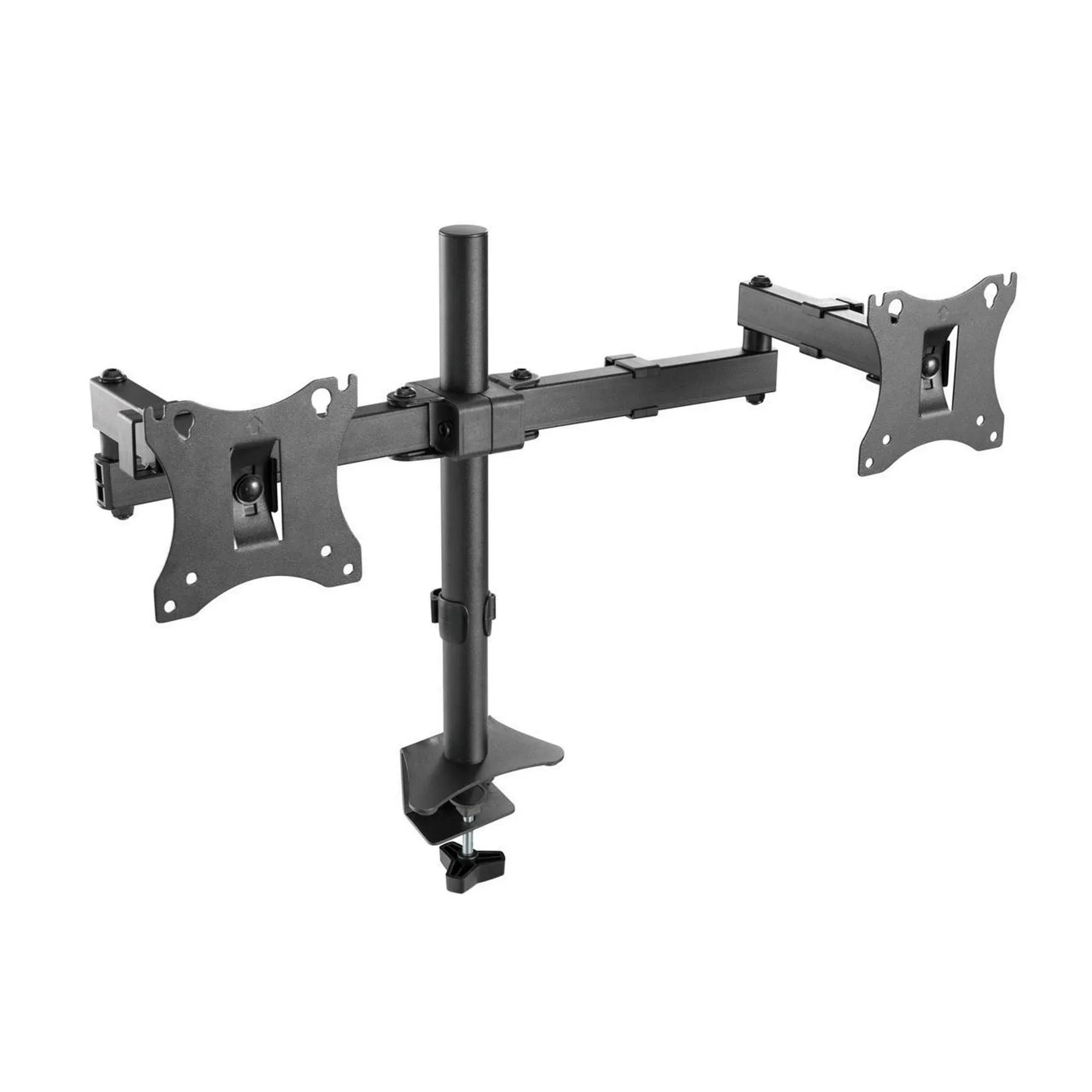 Full Motion Dual Monitor Desk Mount for 17" - 32" Screens