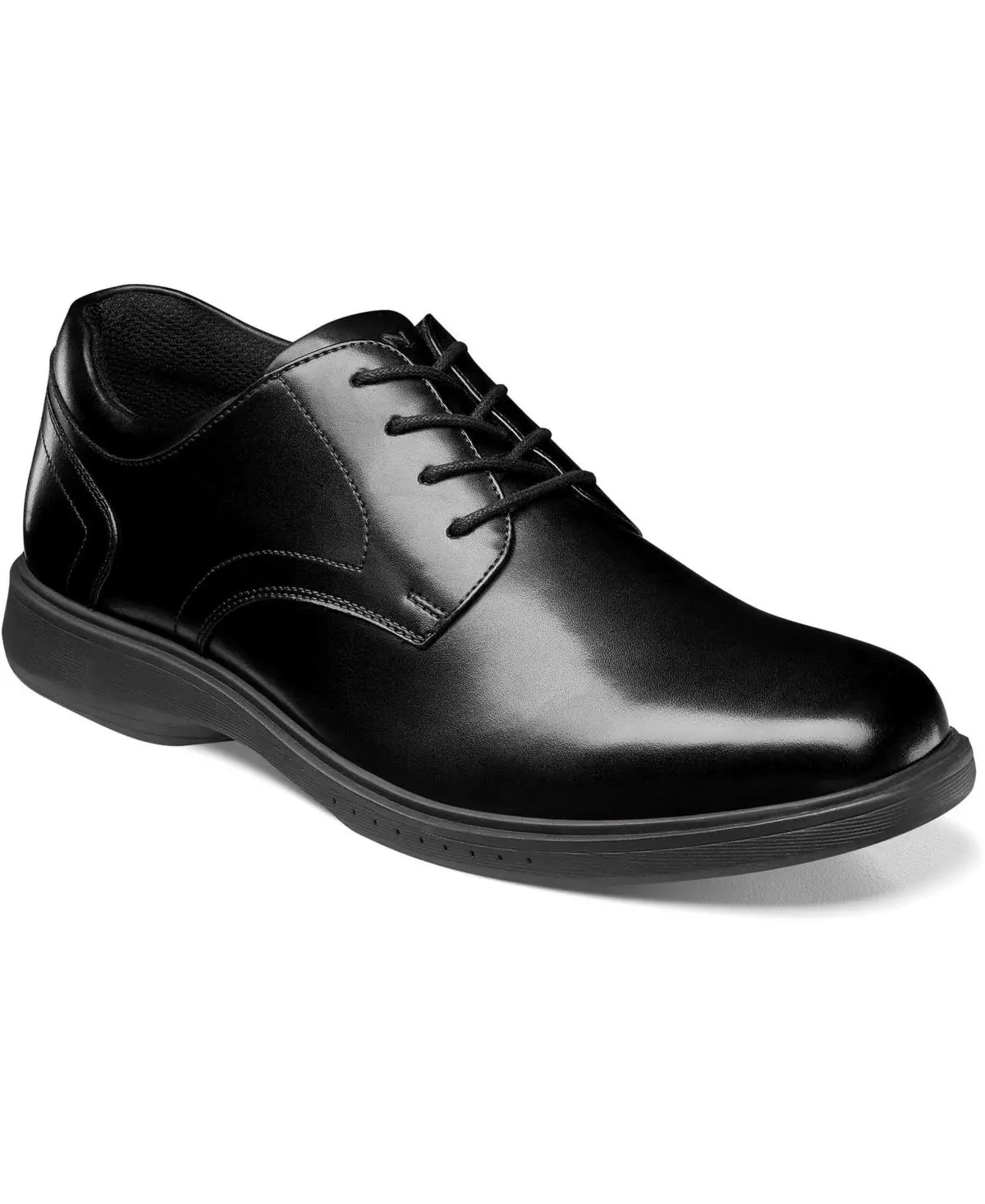 Nunn Bush Kore Pro Plain Toe Oxford 7 Men's Black