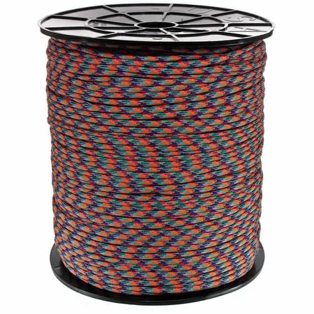 Paracord Planet 550 LB Type III 7 Strand 4mm Tactical Cord with Choices of 10 20 25 50 100 250 & 1000 Foot Spools