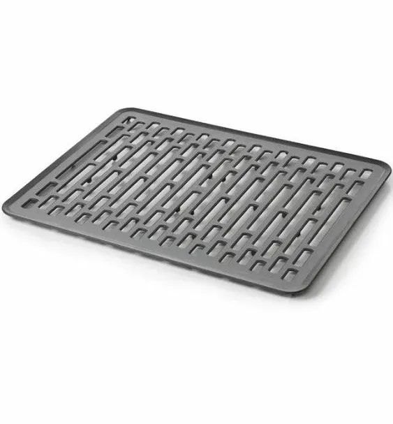 OXO 12.25-in x 11.25-in Back Center Drain Silicone Sink Mat