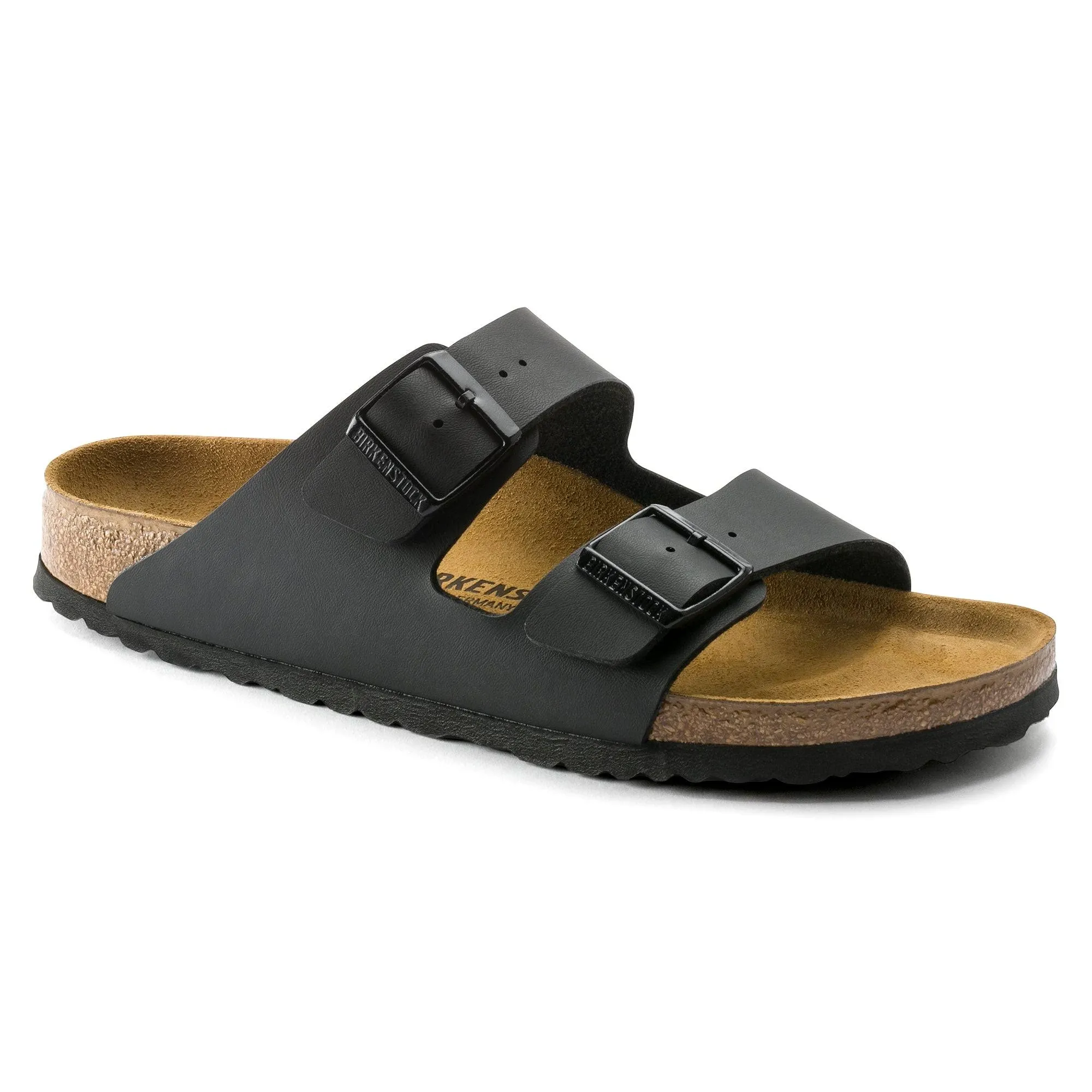 Birkenstock Unisex Arizona Black Leather Sandal 41 N EU