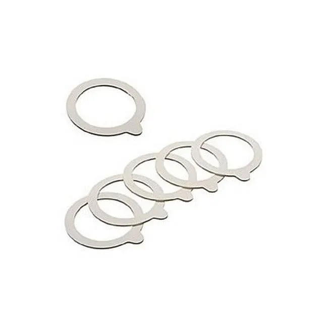 Bormioli Rocco Fido Jar White Replacement Gaskets, Set of 6