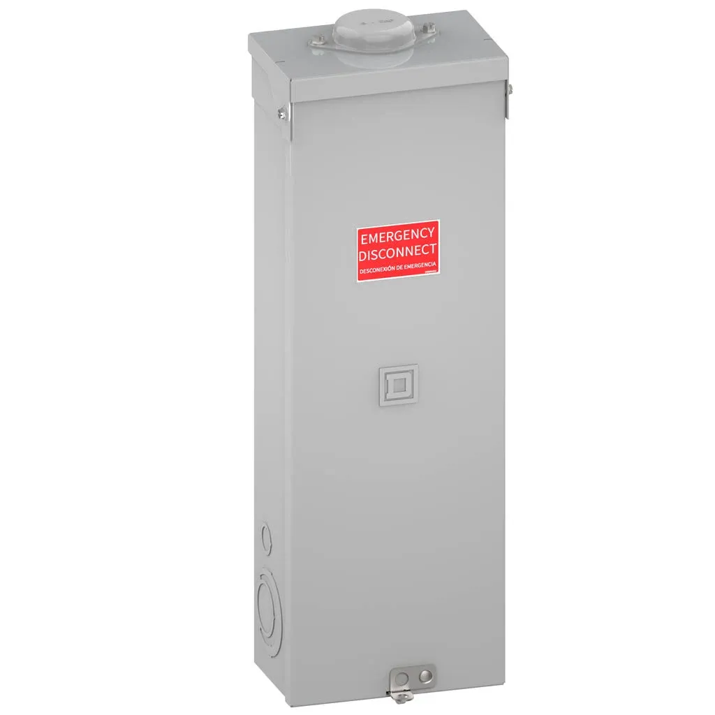 Square D 200 Amp 2-Pole Fusible General-duty Enclosed Circuit Breaker Disconnect