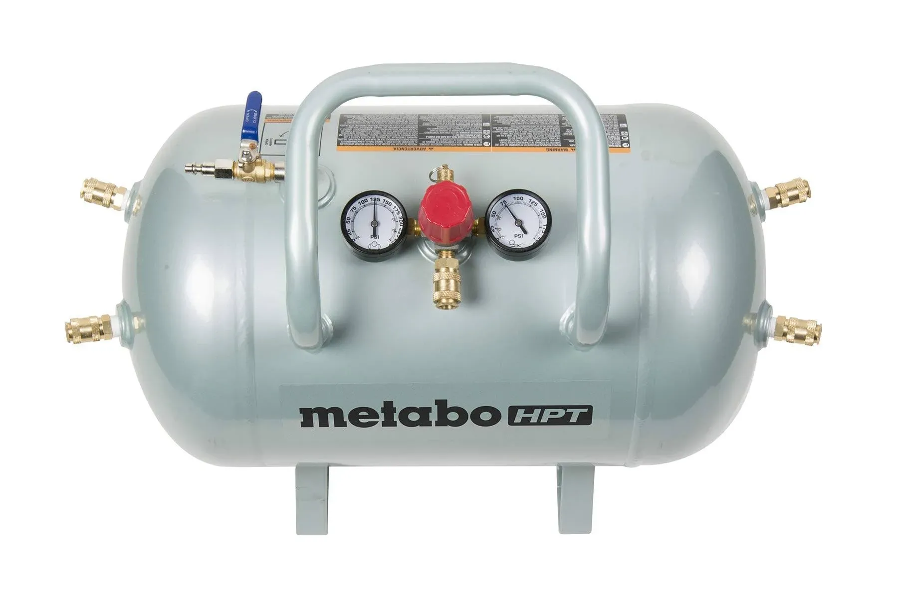 Metabo HPT UA3810AB 10 Gal Reserve Air Tank w/ Fittings and Regulator