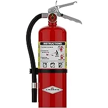 Amerex B402 5lb ABC Dry Chemical Class A B C Fire Extinguisher with Wall Bracket